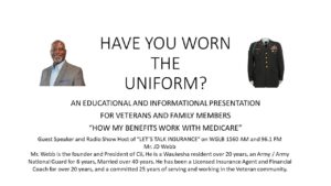 HAVE YOU WORN THE UNIFORM?